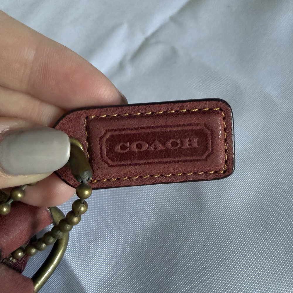 VTG Coach Special Edition 2004 Fall Shoulder Bag Purse Brown and Burgandy Y2K - Picture 6 of 16